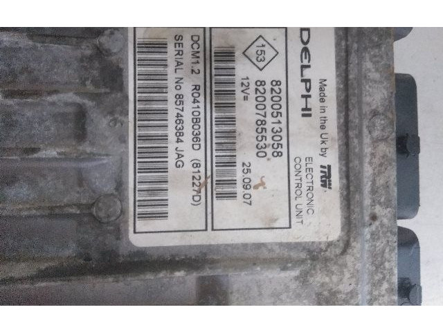 Блок управления двигателя 8201127198, 8201127198 Dacia Logan I