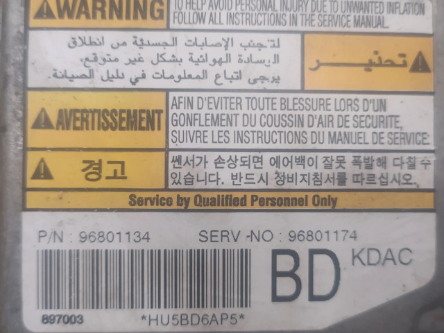 Блок управления 96801134   Chevrolet Matiz