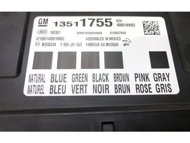 Блок комфорта 13511755   Chevrolet Camaro   