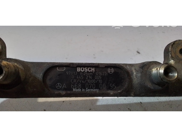 Топливная рампа A6680700095, 0445214005 Mercedes-Benz A W168 1.7