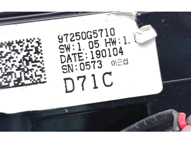 Блок управления климат-контролем 97250G5710   KIA Niro