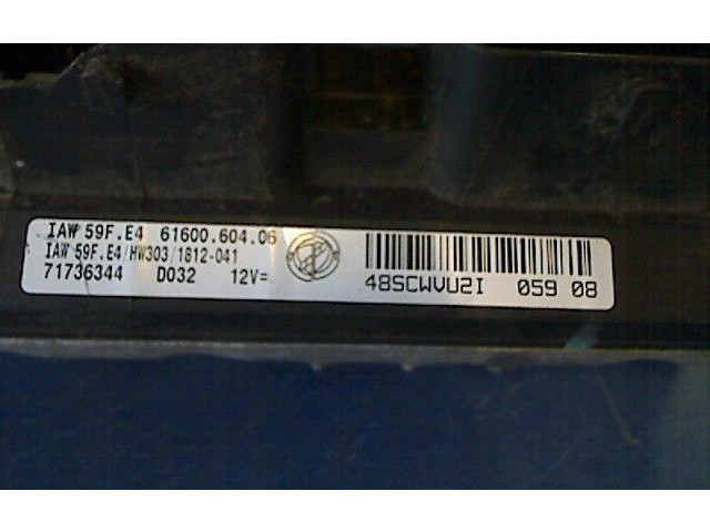 Řídící jednotka 71736344, 188A4000 Fiat Punto (188) 2002