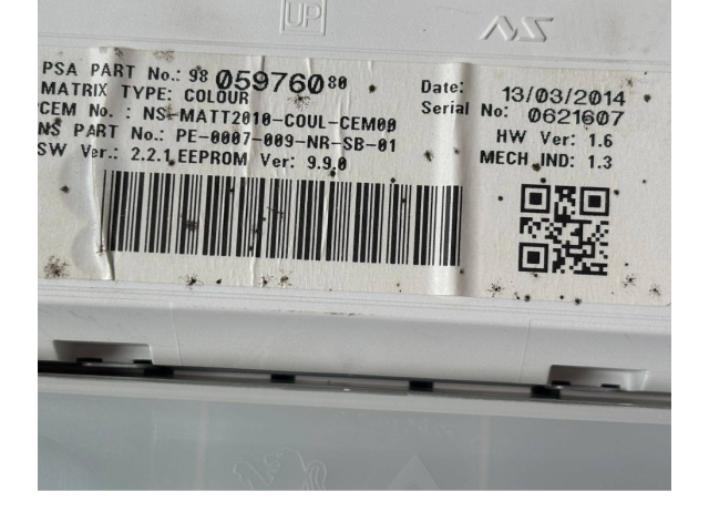 Панель приборов 9805976080 Peugeot 2008 I