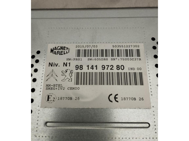 Поршень Блок управления навигации (GPS) 9814197280 Citroen C4 I