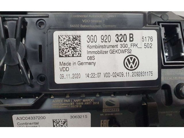 Přístrojová deska  Volkswagen Tiguan 2016 3G0920320B  