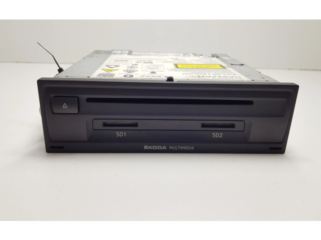 Радио/ проигрыватель CD/DVD / навигация    3V0035020B   Skoda Superb B8 (3V)