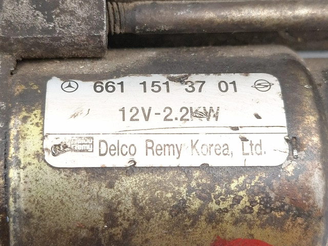 Стартер 6611513701 SsangYong Rexton