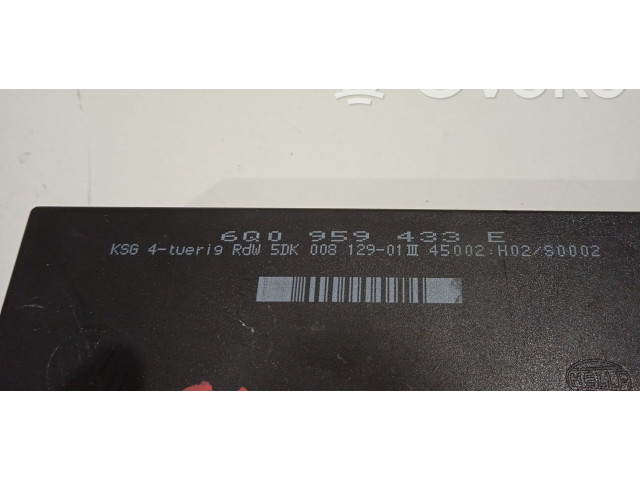 Блок комфорта Skoda Fabia Mk1 (6Y)