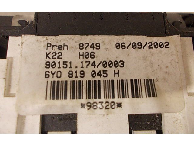 Блок управления климат-контролем 6Y0819045, 6Y0819045H Skoda Fabia Mk1 (6Y)