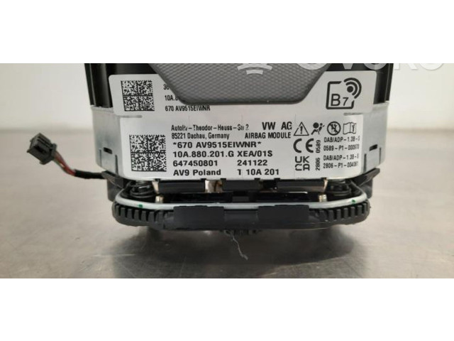 Подушка безопасности водителя 10A880201G Volkswagen ID.3