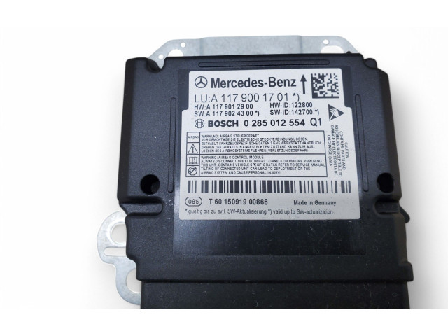 Блок подушек безопасности A1179001701   Mercedes-Benz GLA W156