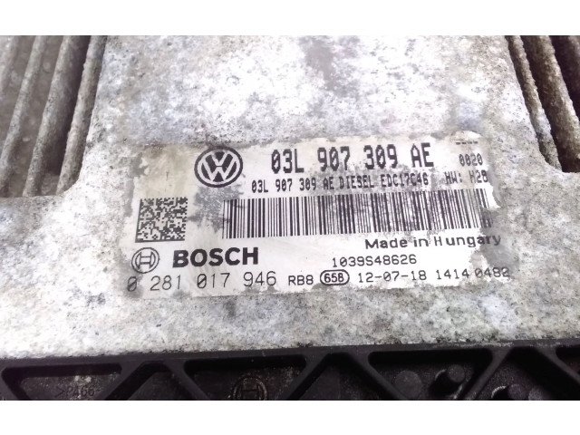 Řídící jednotka 0281017946, 03L907309AE Volkswagen Passat Alltrack 2012