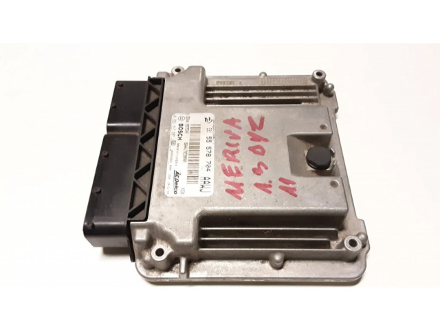 Блок управления двигателя 55578704, 0281017587   Opel Meriva B