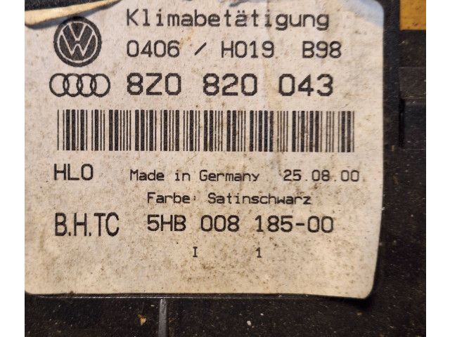 Блок управления климат-контролем 8Z0820043, 0406H019898   Audi A2