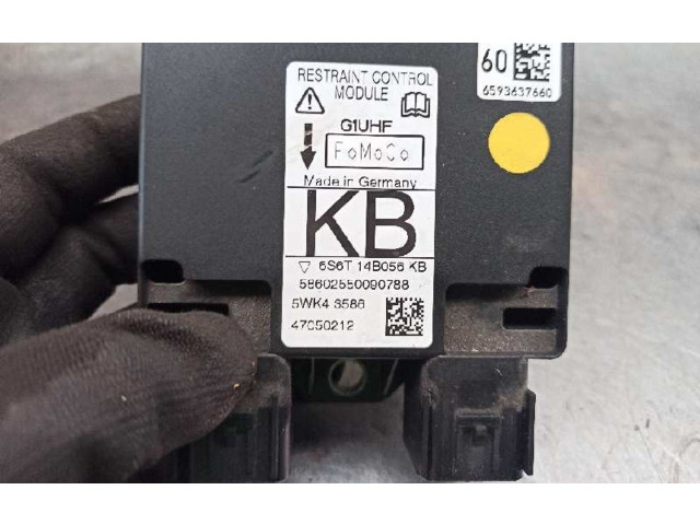 Блок подушек безопасности 6S6T14B056KB, 5WK43586   Ford Fusion