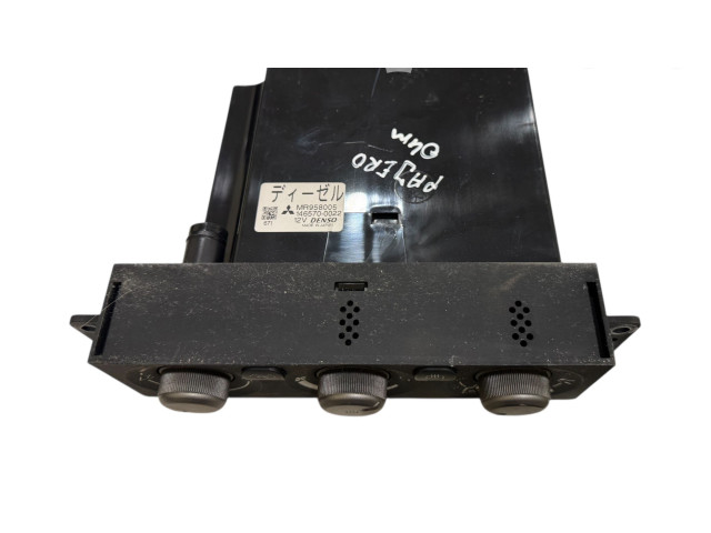 Блок управления климат-контролем MR958005, 1465700022 Mitsubishi Pajero