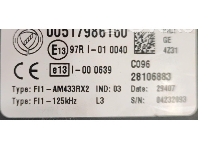 Комплект блоков управления 199A3000 Fiat Grande Punto