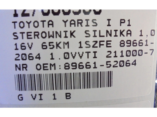 Řídící jednotka 89661-52064, 89661-52064 Toyota Yaris Verso 2000