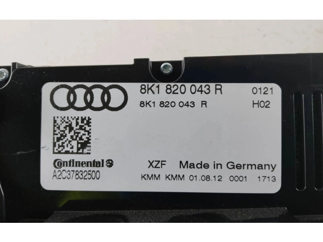 Блок управления климат-контролем 8K1820043R   Audi A5 Sportback 8TA