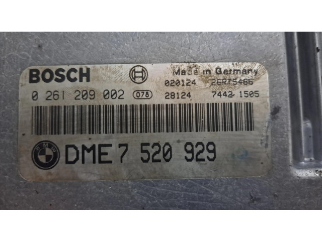 Řídící jednotka 0261209002, 7520929 BMW 7 E65 E66 2003
