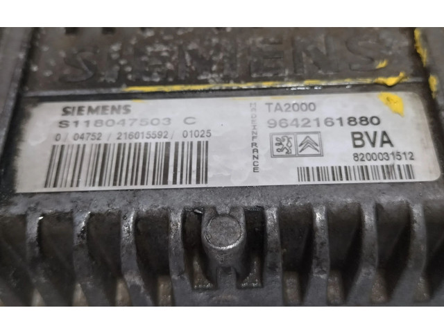 Блок управления коробкой передач S118047503C, 9642161880   Citroen Xsara