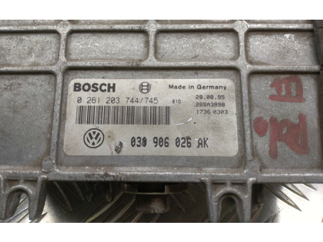 Блок управления двигателя 030906026AK Volkswagen Polo III 6N 6N2 6NF