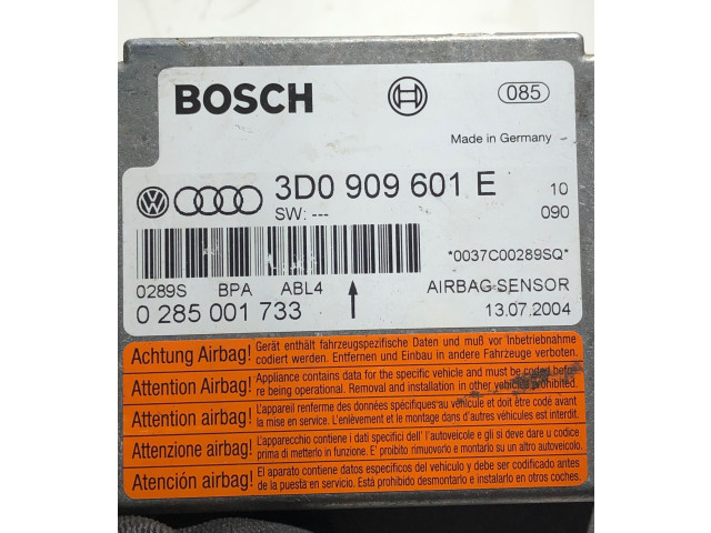 Блок управления надувных подушек 3D0909601E, 0037C00289SQ   Volkswagen Touareg I