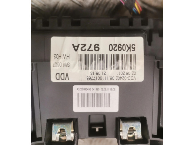 Панель приборов 5k0920972a   Volkswagen Golf VI       