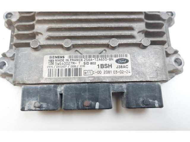 Řídící jednotka 2S6A12A650BN, 2S6A12A650BN Ford Fiesta 2006