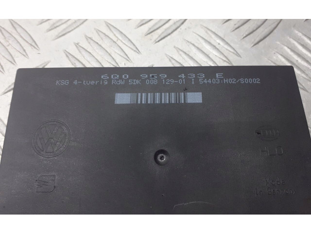 Блок комфорта 6Q0959433E   Skoda Fabia Mk1 (6Y)   