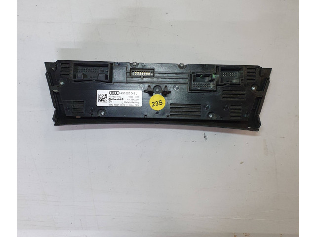 Блок управления климат-контролем 4G0820043L Audi A6 S6 C7 4G