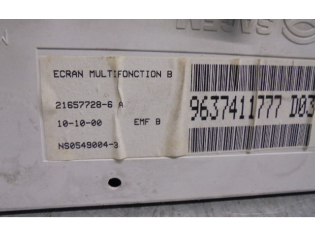 Дисплей 9637411777, 216577286A Citroen Xsara