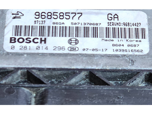 Блок управления двигателя 96858577, 5071370687 Chevrolet Captiva