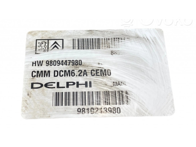 Блок управления двигателя 9809447980, 9819213980 Peugeot 308