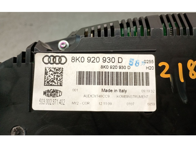 Панель приборов 8K0920930D, 8K0920930D   Audi A4 Allroad       