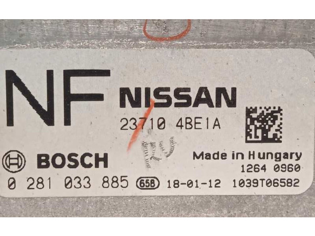 Řídící jednotka 237104BE1A, 0281033885 Nissan X-Trail T32 2018
