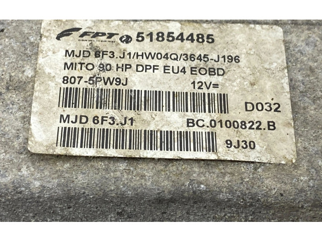 Řídící jednotka 51854485, 00505167040 Alfa Romeo Mito 2009