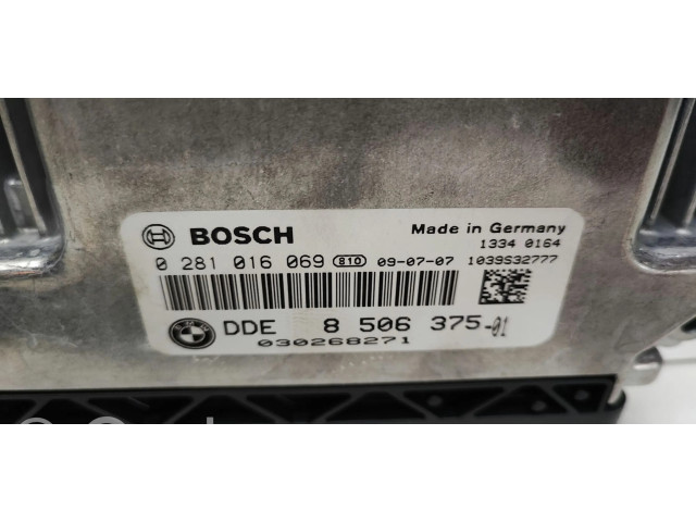 Řídící jednotka 8506375, 0281016069 BMW 3 E90 E91 2008
