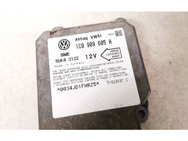 Блок подушек безопасности 1c0909605a, 5wk43122   Volkswagen Transporter - Caravelle T5
