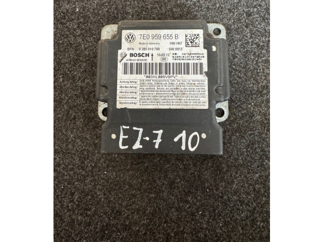 Блок подушек безопасности 7E0959655B, 0285010798   Volkswagen Caddy