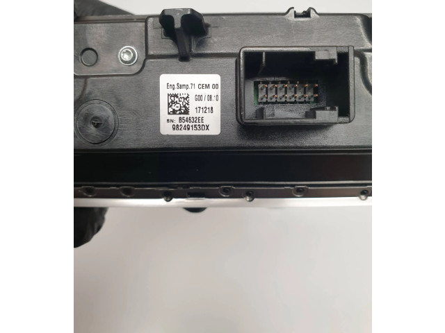 Блок управления климат-контролем 98249153DX, B54632EE   Peugeot 5008 II