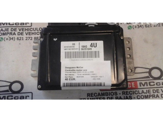 Řídící jednotka 96291049 Daewoo Matiz 2010