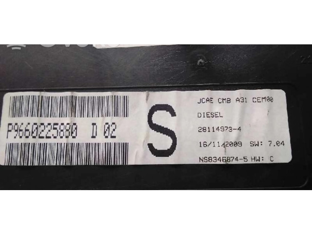 Панель приборов P9660225880D02 Citroen C3 Pluriel