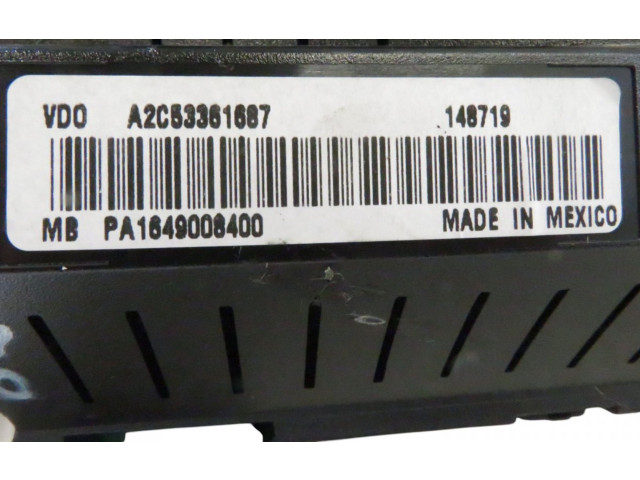 Панель приборов 1649008400, 1649008400 Mercedes-Benz R W251