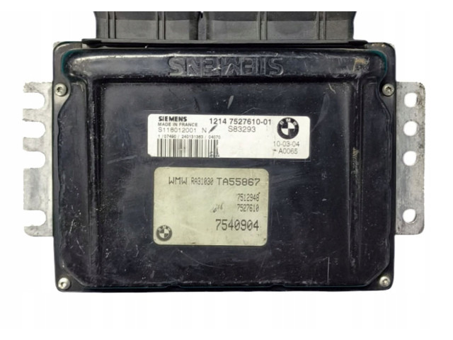 Řídící jednotka 7527610, S118012001N Mini One - Cooper R50 - 53 2004