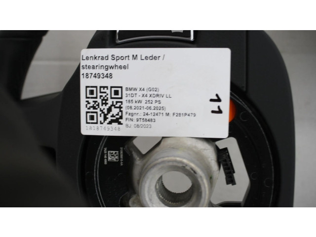 Руль BMW X3 G01  2018 - 2024 года       