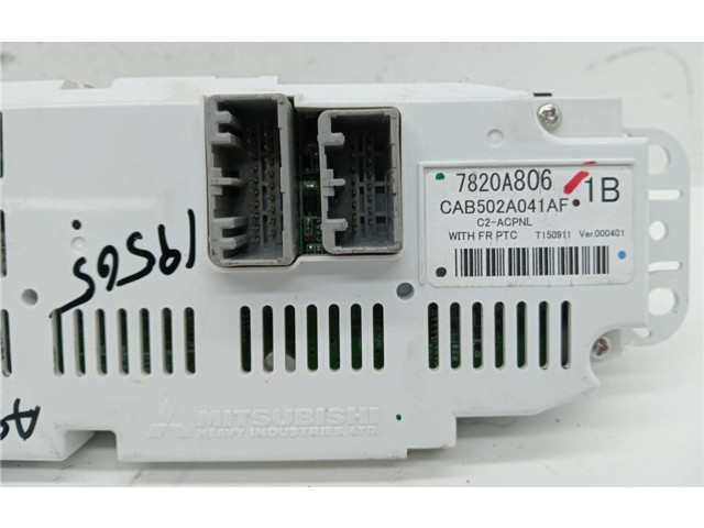 Блок управления климат-контролем 7820A806, 0070010 Mitsubishi ASX