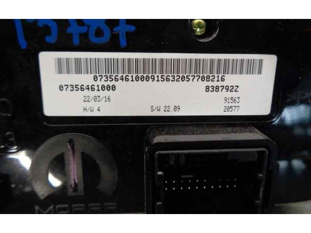 Блок управления климат-контролем 735686721, 55263842 Fiat 500X