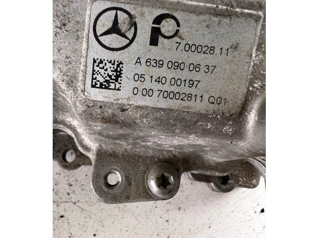 Всасывающий коллектор 00070002811, A6390900637 Mitsubishi Colt