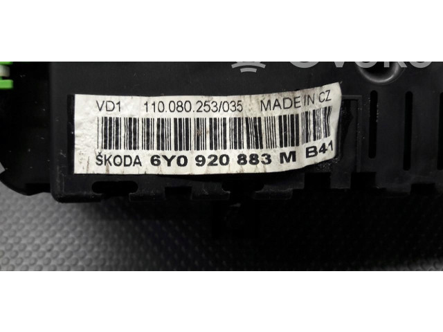 Панель приборов 6Y0920883M Skoda Fabia Mk1 (6Y)